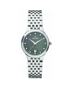 Moteriškas Kvarcinis Rodyklinis Watch GROVANA 5013.1134 Žalia Dial