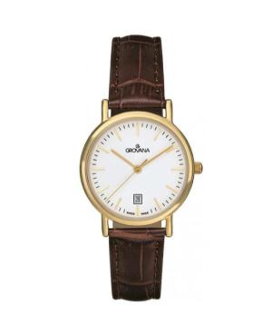 Women Quartz Analog Watch GROVANA 3229.1513 Weiß Dial