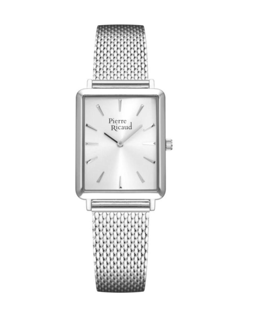 Women Classic Analog Quartz Watch PIERRE RICAUD Silver Dial P22111.5113Q