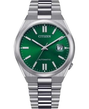 Mężczyźni klasyczny Japonia automatyczny analogowe Zegarek CITIZEN NJ0150-81X Zielony Wybierz 40mm