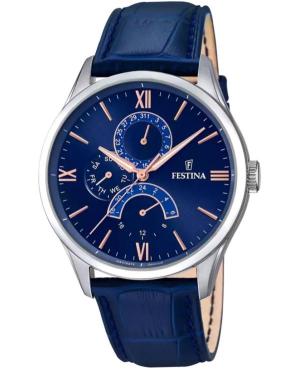 Vyriškas Modernus (fashion) Kvarcinis Rodyklinis Watch FESTINA F16823/3 Mėlyna Dial 43mm