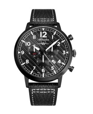 Men Classic Analog Swiss Quartz Watch Chronograph ADRIATICA Černá Dial 45mm A8261.B224CH