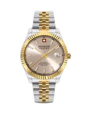 Men Klasické Luxury Swiss Automatic Analog Watch SWISS MILITARY HANOWA SMWGL0002160 Ivory Dial 41mm image 2