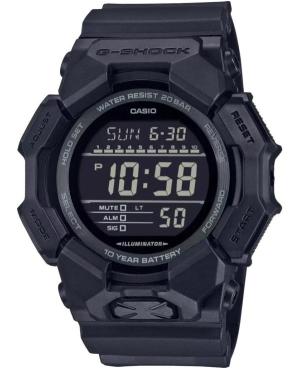 Men Sports Functional Diver Japan Quartz Digital Watch Timer CASIO GD-010-1A1ER G-Shock Schwarz Dial 52mm