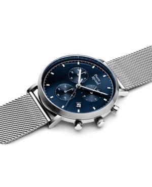 Mężczyźni Classic Analog kwarcowy Zegarek Chronograf PIERRE RICAUD Niebieska Wybierz 40mm P60046.5115CH image 1