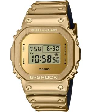 Mężczyźni sportowy Funkcjonalny Diver Japonia kwarcowy cyfrowe Zegarek Timer CASIO GM-5600YMG-9ER Złota Wybierz 50mm