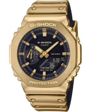 Men Sports Functional Diver Japan Quartz Digital Watch Timer CASIO GM-2100YMG-9AER G-Shock Schwarz Dial