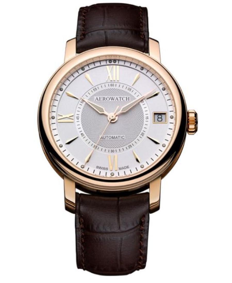 Чоловічий Швейцарський Механічний Наручний Годинник AEROWATCH 70930RO03