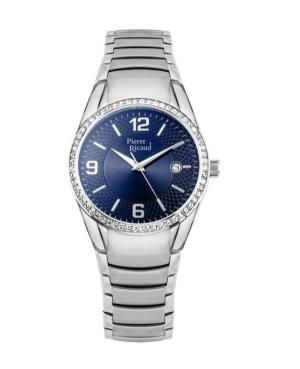 Moteriškas Classic Analog Kvarcinis Watch PIERRE RICAUD Mėlyna Dial 35mm P21032.5155QZ