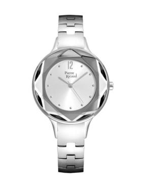 Moteriškas Classic Analog Kvarcinis Watch PIERRE RICAUD Sidabras Dial 36mm P21026.5173Q