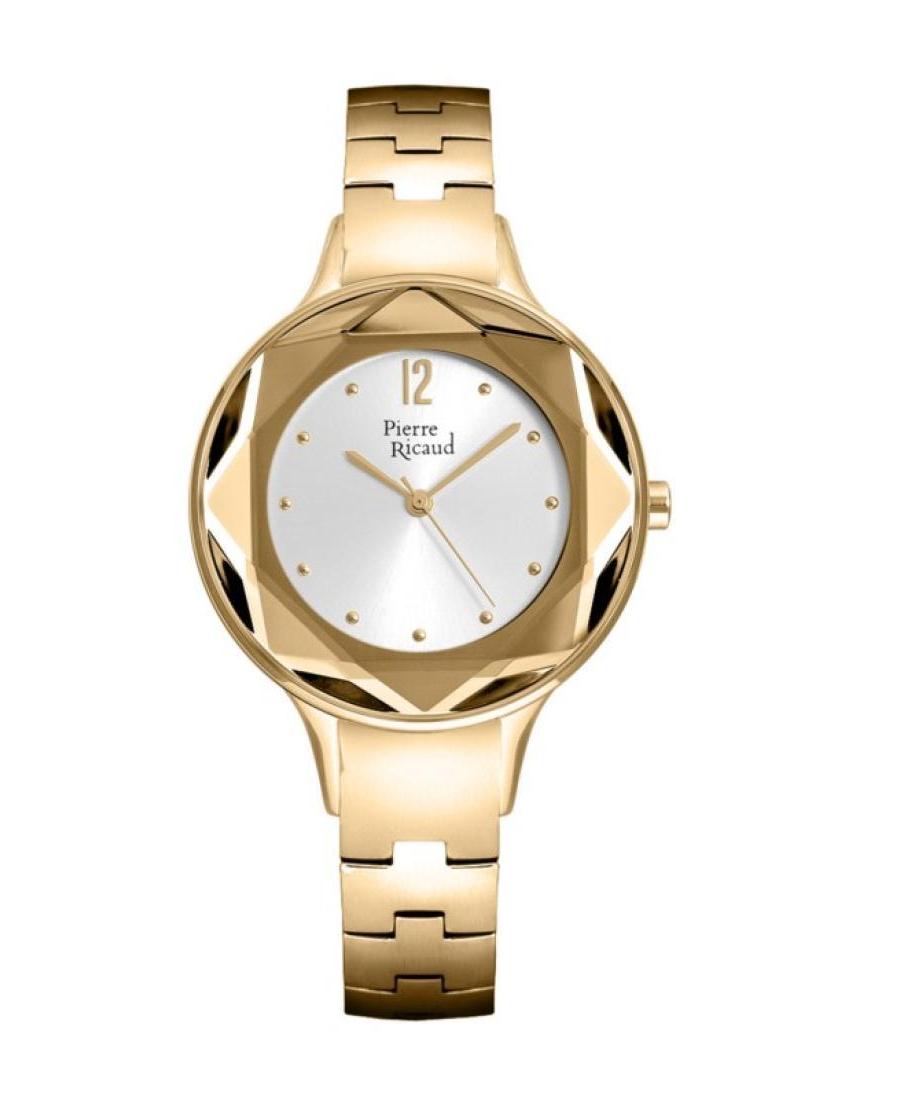 Women Classic Analog Quartz Watch PIERRE RICAUD Silver Dial 36mm P21026.1173Q