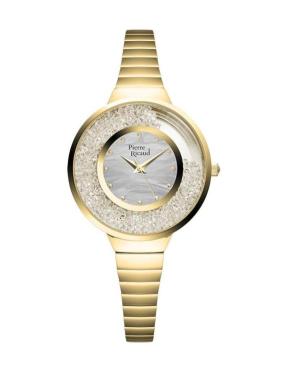 Moteriškas Classic Analog Kvarcinis Watch PIERRE RICAUD Gold color Dial 35mm P21093.114SQ/T