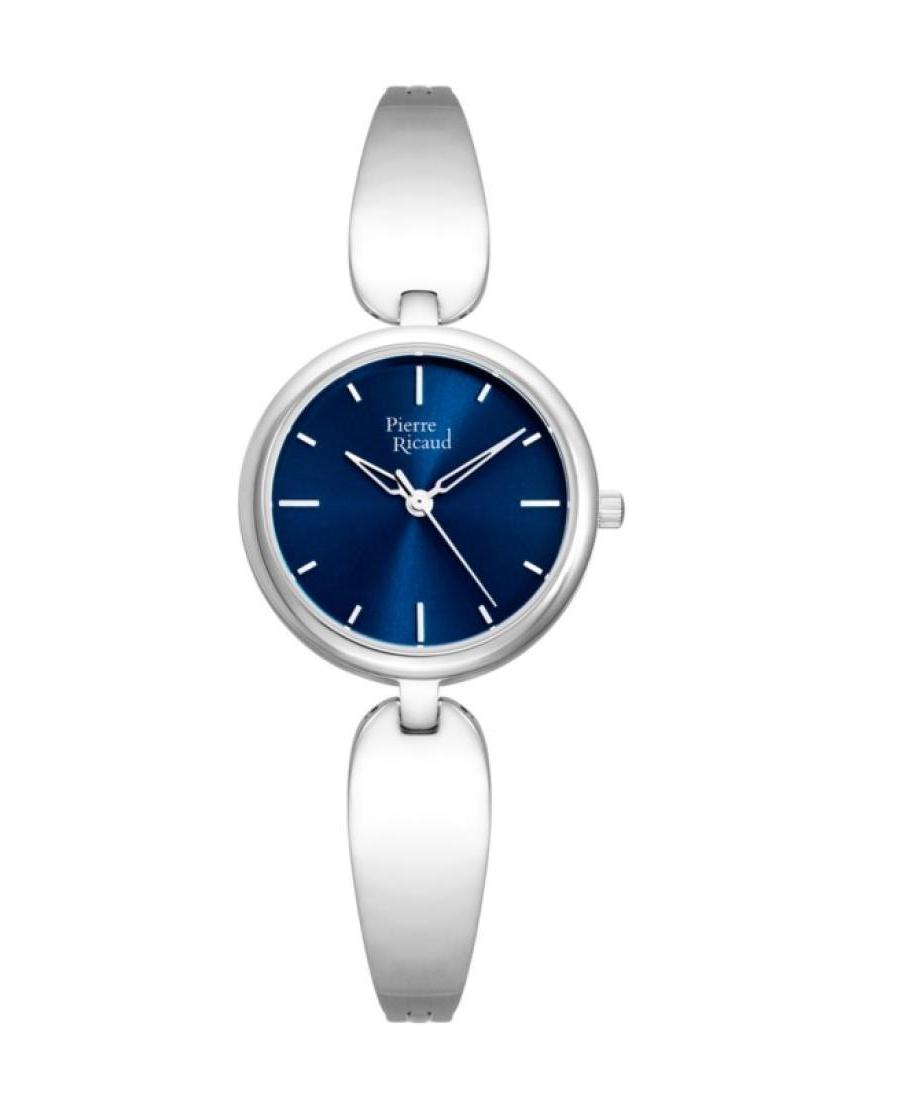 Women Classic Analog Quartz Watch PIERRE RICAUD Blau Dial 28mm P22067.5115Q