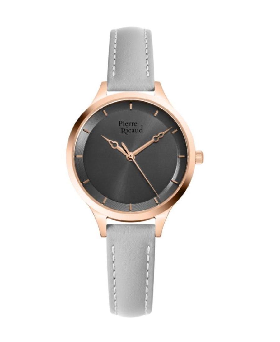 Women Classic Analog Quartz Watch PIERRE RICAUD Silver color Dial P21015.9GR7Q