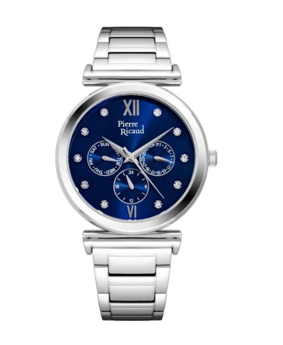Kobiety Classic Analog kwarcowy Zegarek PIERRE RICAUD Niebieska Wybierz P22007.5165QFZ