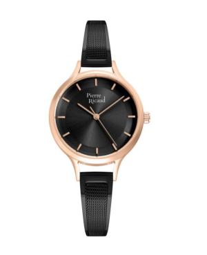 Moteriškas Classic Analog Kvarcinis Watch PIERRE RICAUD Juodas Dial 32.1mm P22028.R1R4Q