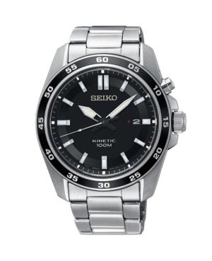 Мужские Спортивные Японские Кварцевые Аналоговый Часы SEIKO SKA785P1 Черный Циферблат