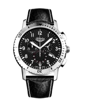 Mężczyźni Classic Analog Szwajcar kwarcowy Zegarek Chronograf ADRIATICA Czarny Wybierz 46mm A1088.5224CH