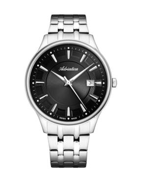 Mężczyźni Classic Analog Szwajcar kwarcowy Zegarek ADRIATICA Czarny Wybierz A1300.5114Q