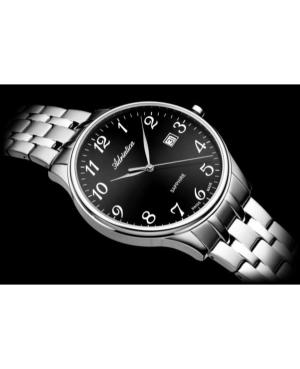 Vyriškas Classic Analog Klasikinis Swiss Kvarcinis Watch ADRIATICA Juodas Dial 41mm A1300.5124Q image 5