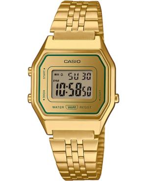Women Sports Japan Quartz Digital Watch Alarm CASIO LA680WEGV-9AEF Golden Dial 28mm image 1