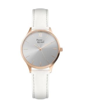Women Classic Analog Quartz Watch PIERRE RICAUD Silver color Dial 37mm P22033.97R7Q-SET image 1