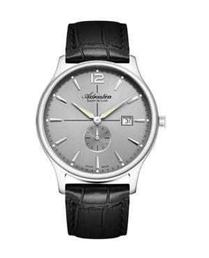 Men Classic Analog Swiss Quartz Watch ADRIATICA Silver color Dial 42mm A8339.5257Q