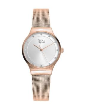 Kobiety Classic Analog kwarcowy Zegarek PIERRE RICAUD Srebrna Wybierz P22038.91R3Q