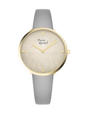 Kobiety Classic Analog kwarcowy Zegarek PIERRE RICAUD Złoty kolor Wybierz 38mm P22086.1G11Q