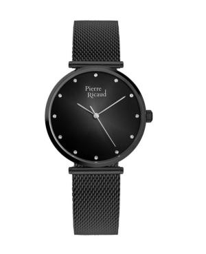 Women Classic Analog Quartz Watch PIERRE RICAUD Schwarz Dial P22035.B144Q