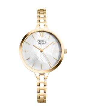 Kobiety Classic Analog kwarcowy Zegarek PIERRE RICAUD Srebrna Wybierz 34mm P22055.116FQ