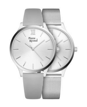 Moteriškas Classic Analog Kvarcinis Watch PIERRE RICAUD Multicolor Dial 36mm P22045.5163Q - SET image 1