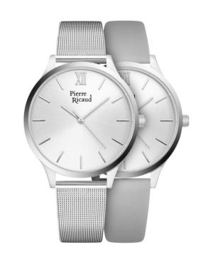 Moteriškas Classic Analog Kvarcinis Watch PIERRE RICAUD Multicolor Dial 36mm P22045.5163Q - SET image 2