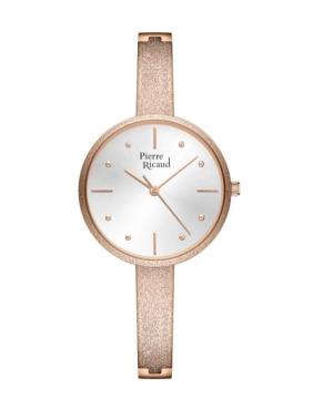 Women Classic Analog Quartz Watch PIERRE RICAUD Silver Dial 33mm P22037.91R3Q