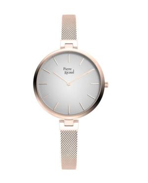 Women Classic Analog Quartz Watch PIERRE RICAUD Silver color Dial P22061.9117Q