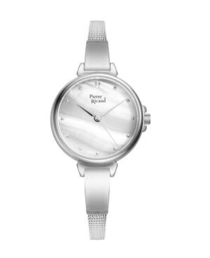 Women Classic Analog Quartz Watch PIERRE RICAUD Silver Dial 30mm P22058.514FQ