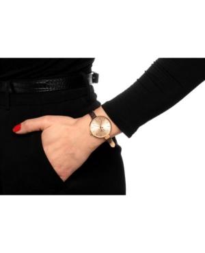 Women Classic Analog Quartz Watch PIERRE RICAUD Rose gold color Dial 34mm P22085.9P1RQ image 8