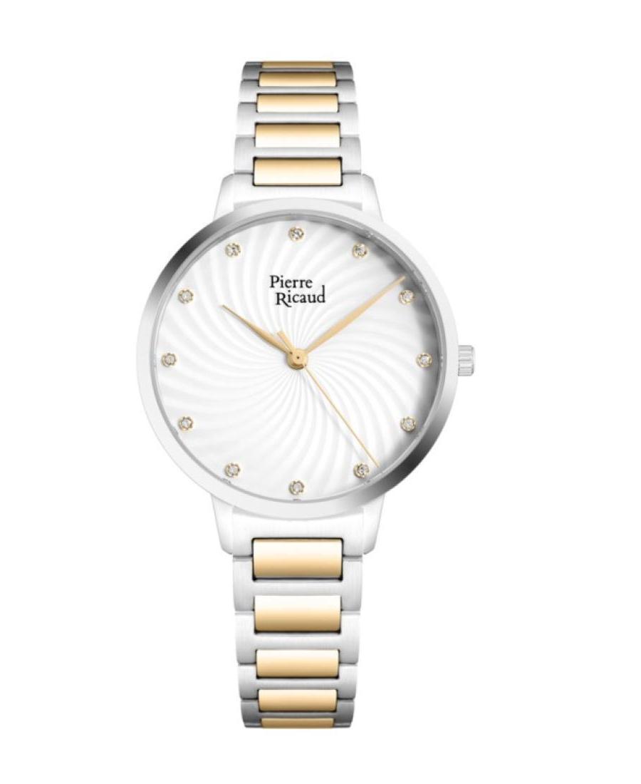 Women Classic Analog Quartz Watch PIERRE RICAUD Silver Dial P22071.2143Q