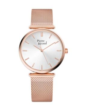 Kobiety Classic Analog kwarcowy Zegarek PIERRE RICAUD Srebrna Wybierz P22096.91R3Q