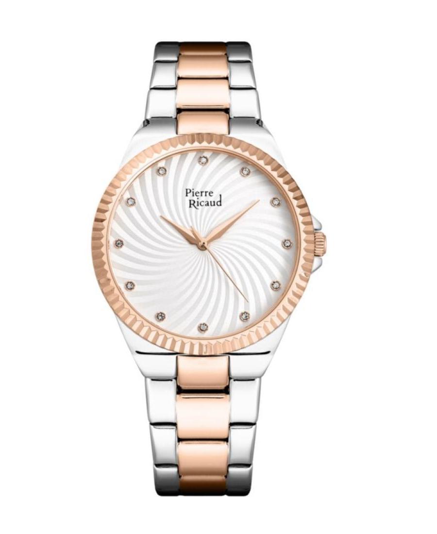 Kobiety Classic Analog kwarcowy Zegarek PIERRE RICAUD Srebrna Wybierz 35mm P22073.R1R3Q