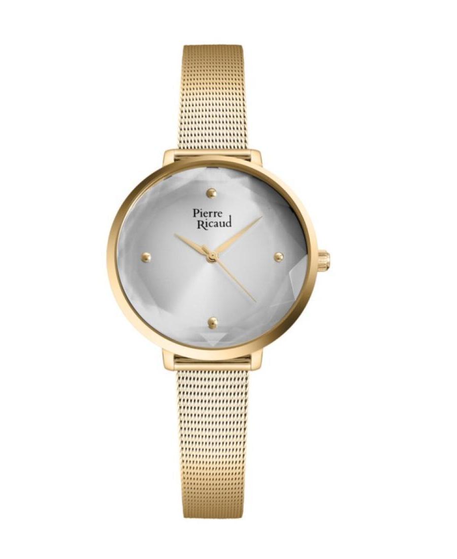 Women Classic Analog Quartz Watch PIERRE RICAUD Silver color Dial 33mm P22097.1147Q