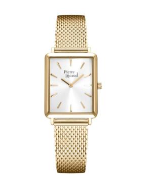 Women Classic Analog Quartz Watch PIERRE RICAUD Gold color Dial P22111.1113Q