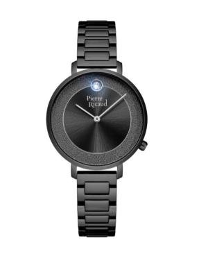Women Classic Analog Quartz Watch PIERRE RICAUD Schwarz Dial 35mm P23018.B104Q