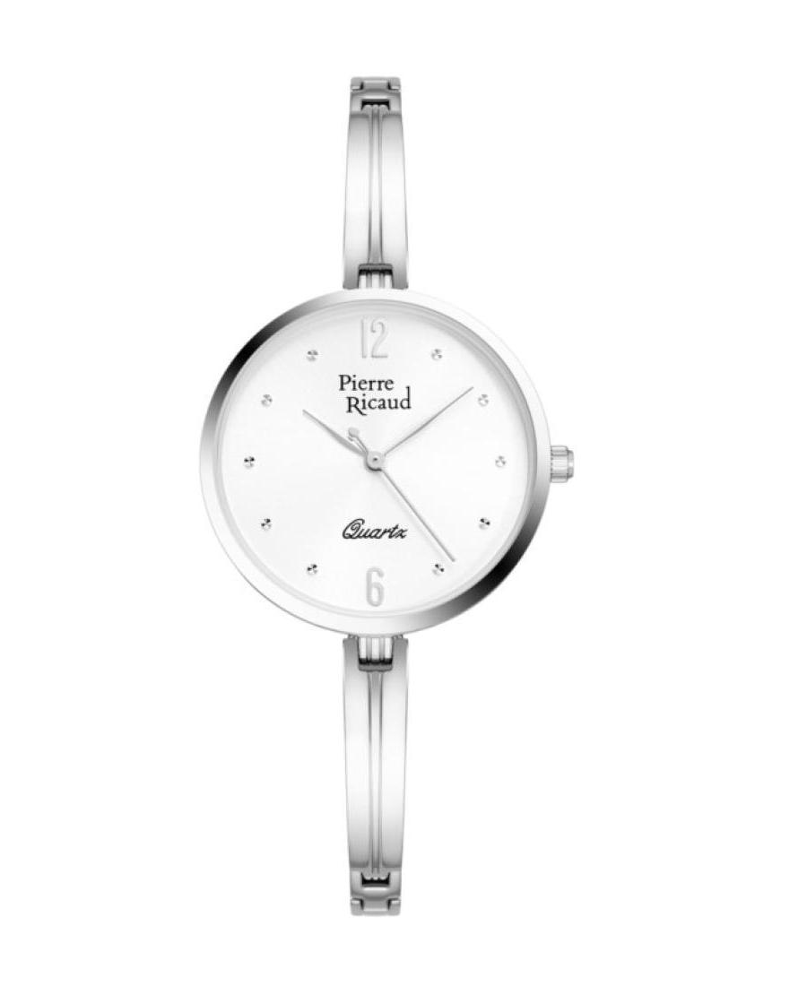 Women Classic Analog Quartz Watch PIERRE RICAUD Silver Dial 32.1mm P23003.5173Q