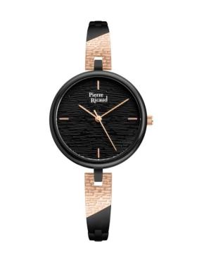 Kobiety Classic Analog kwarcowy Zegarek PIERRE RICAUD Czarny Wybierz P22125.K1R4Q