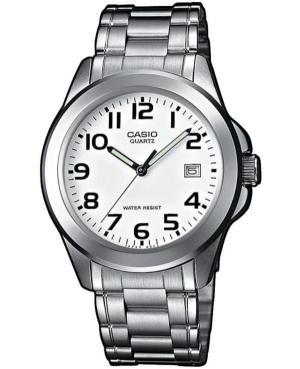 Mężczyźni klasyczny Japonia kwarcowy Zegarek CASIO MTP-1259PD-7BEG Biały Wybierz 38mm