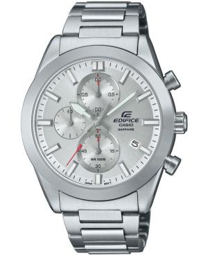 Men Classic Japan Quartz Analog Watch Chronograph CASIO EFB-710D-7AVUEF Silver Dial 41mm image 1