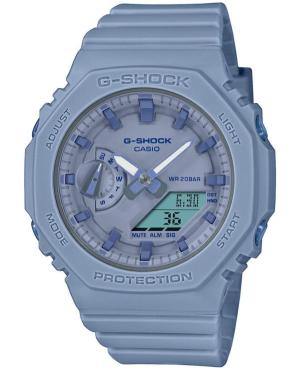 Women Sports Functional Diver Japan Quartz Digital Watch Timer CASIO GMA-S2100BA-2A2ER G-Shock Silver color Dial 43mm image 1