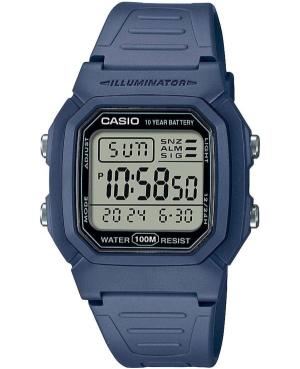 Men Sports Functional Japan Quartz Digital Watch Alarm CASIO W-800H-2AVES Schwarz Dial 37mm image 1