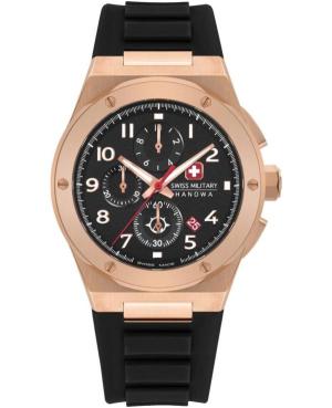 Men Swiss Quartz Analog Watch Chronograph SWISS MILITARY HANOWA SMWGO2102010 Schwarz Dial 43mm image 1